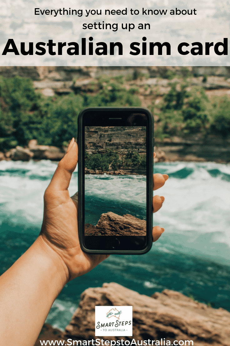 Pinterest image of mobile phone taking a photo of the ocean