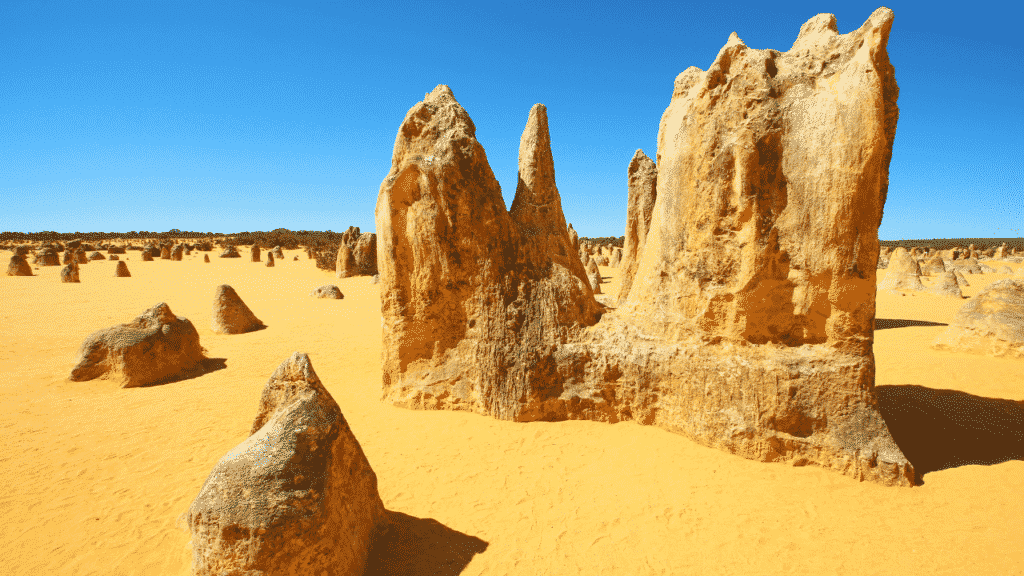 The Pinnacles rock formations - a West Australian landmark