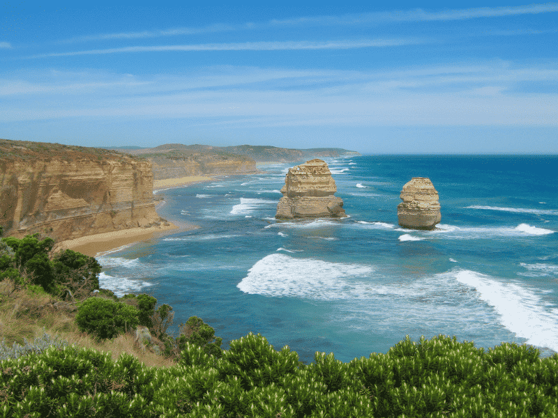 View of the 12 Apostles - one of the best trips to Australia