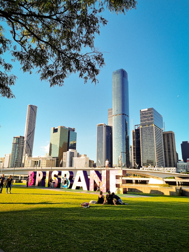 The Brisbane city sign 