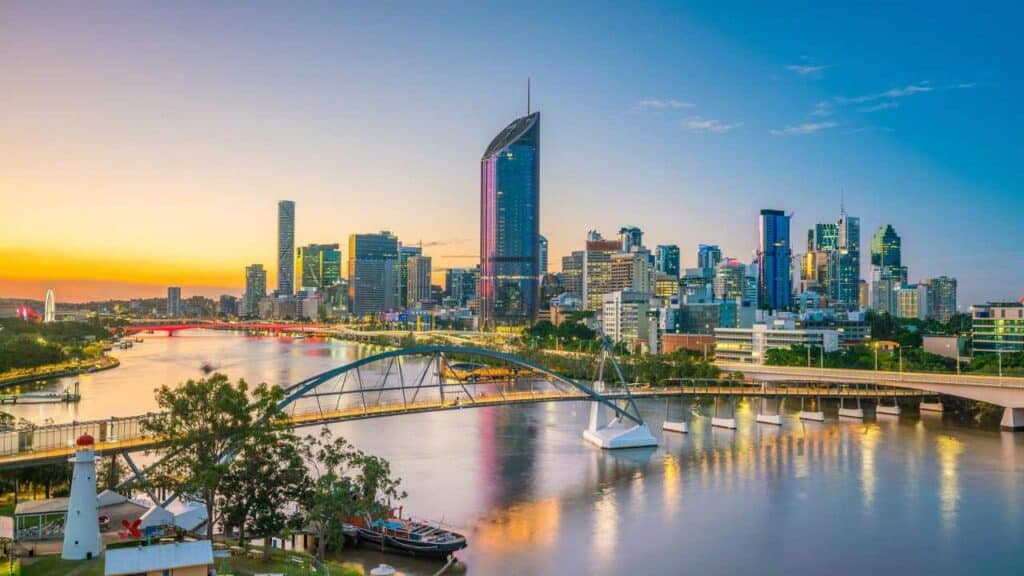 A view of Brisbane River after our move to Australia